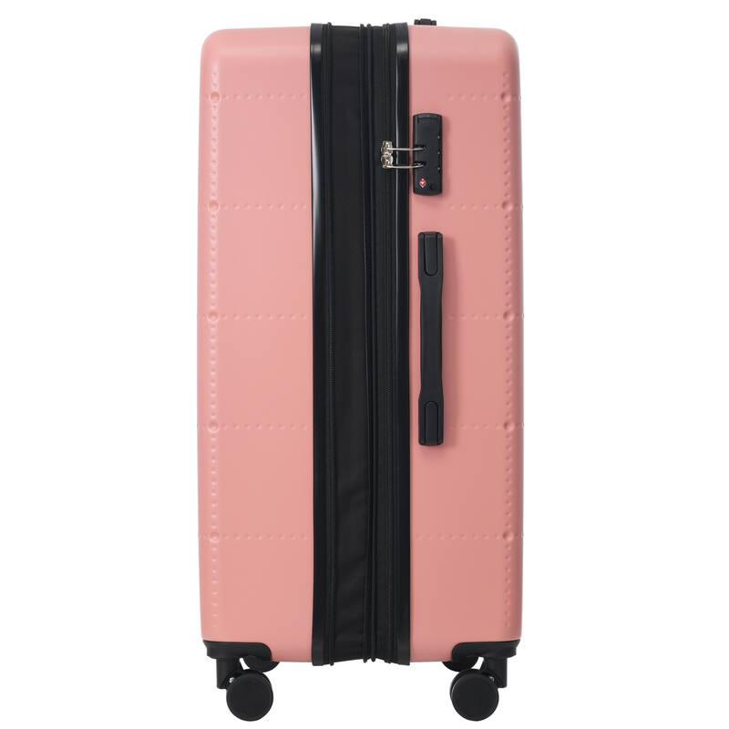 Hardside Luggage Set 5 Piece with Bags, 20IN Half-opening Carry on Luggage with USB Port, 24IN 28IN Luggage with Double Wheels