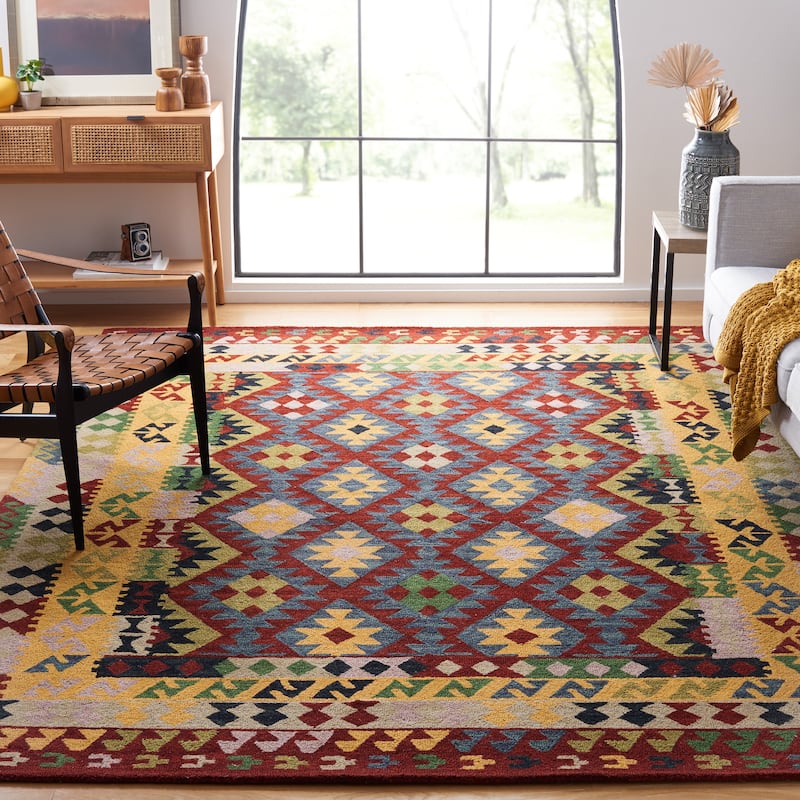 SAFAVIEH Handmade Aspen Hildburg Boho Tribal Wool Rug