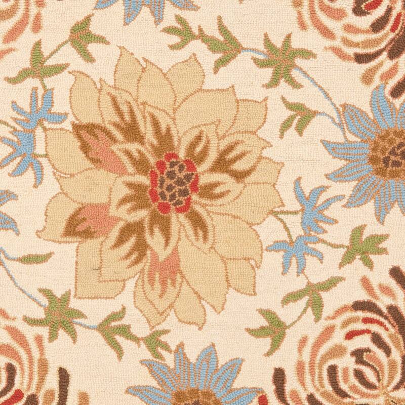 SAFAVIEH Handmade Blossom Arminda Modern Floral Wool Rug