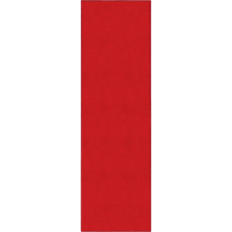 Well Woven Plain Solid Modern Flat-Weave Area Rug