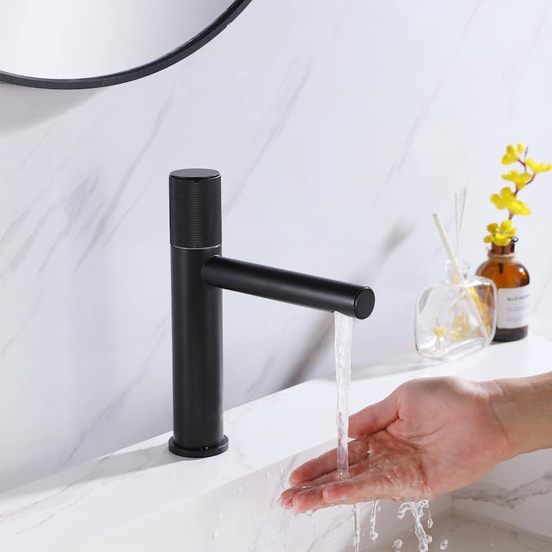 Rbrohant Single Handle Single Hole Bathroom Sink Faucet