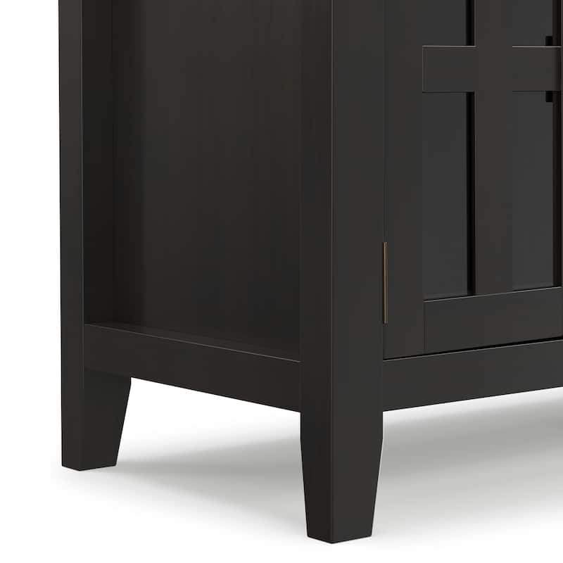 WYNDENHALL Stratford SOLID WOOD 72" Wide TV Media Stand For TVs up to 80"