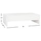 preview thumbnail 12 of 10, SAFAVIEH Kinsley White Lift-Top Coffee Table - 47.2" x 23.6" x 13.4"