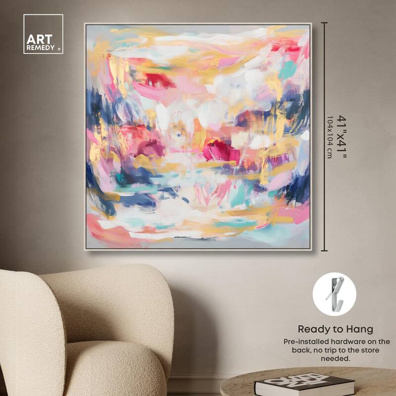 Balipink II Canvas by Art Remedy