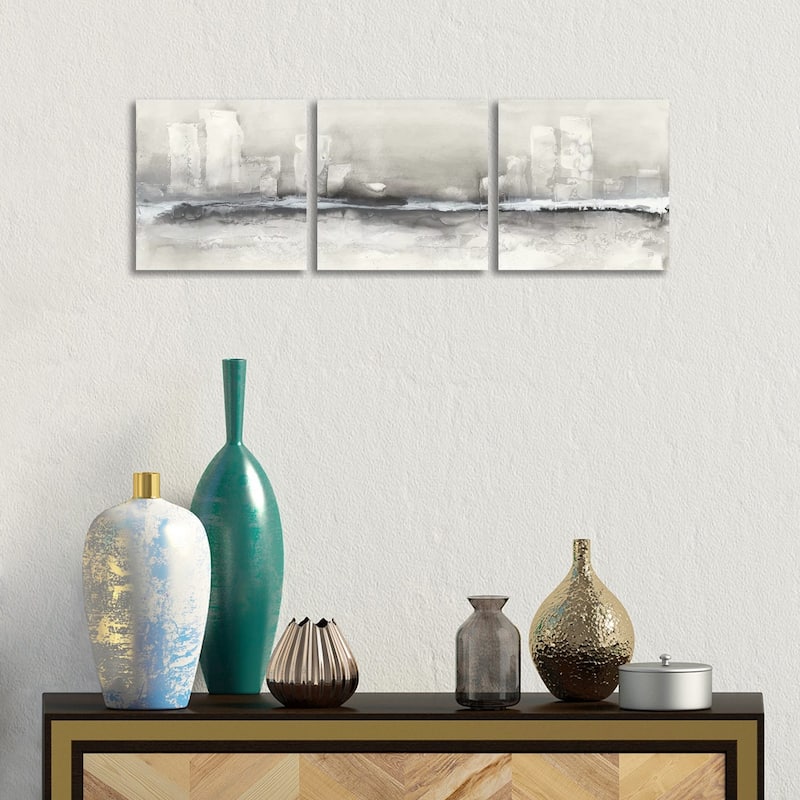 iCanvas "City Essence II" by Chris Paschke 3-Piece Canvas Wall Art Set - 12x36x1.5