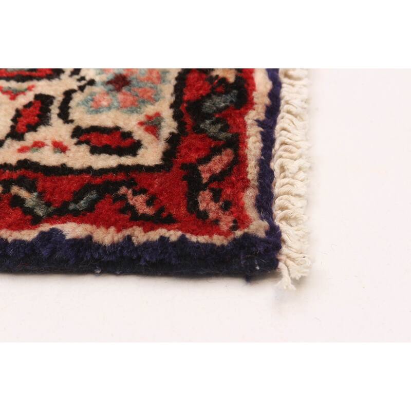 ECARPETGALLERY Hand-knotted Andelz Navy Wool Rug - 5'6 x 10'5