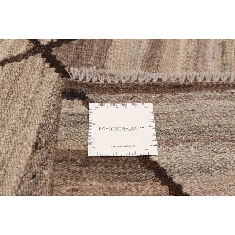 Sivas Taupe Kilim 5'9" x 8'0" - 5'9 x 8'0