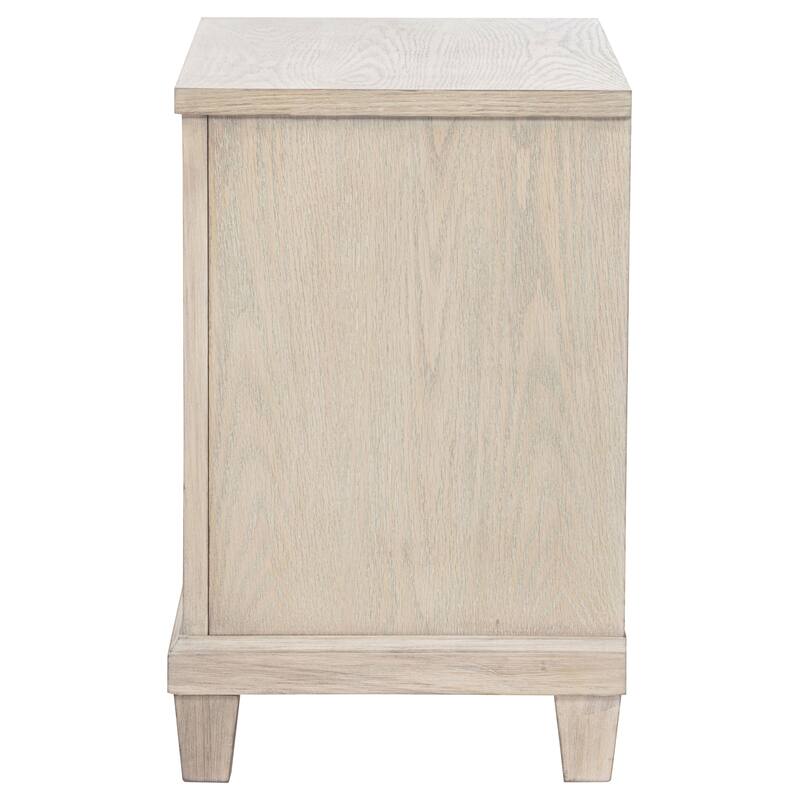 Pembroke 2-drawer Nightstand Bedside Table Washed Oak