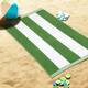 Miranda Haus Winslow Oversized Cabana Stripe 2 Piece Beach Towel