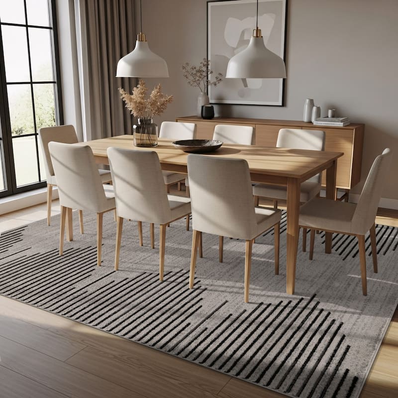 Bohemian Stripe Area Rug