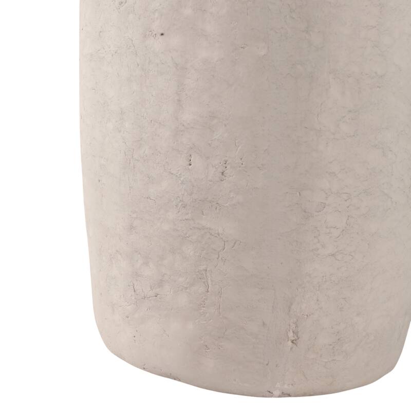 Pottery Decorative Vase with Side Handles Boho-Inspired Silhouette
