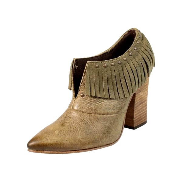 Corral Casual Shoes Womens Studs Fringe Snip Toe Olive Green P5170 - Bed  Bath & Beyond - 42196266