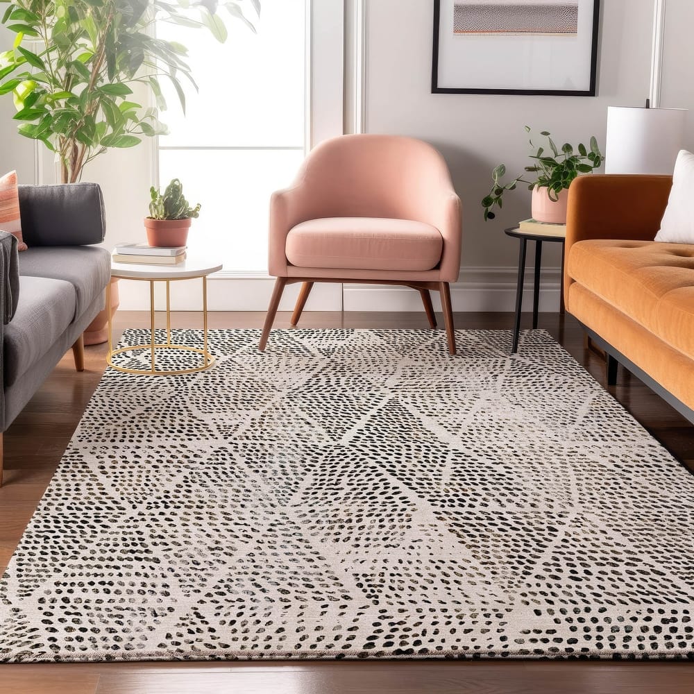 Premium Washable Super Soft Diamond Modern Mayfield Rug