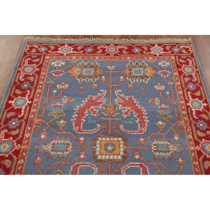 Heriz Serapi Indian Rug Handmade Wool Carpet - 3'11"x 5'10"