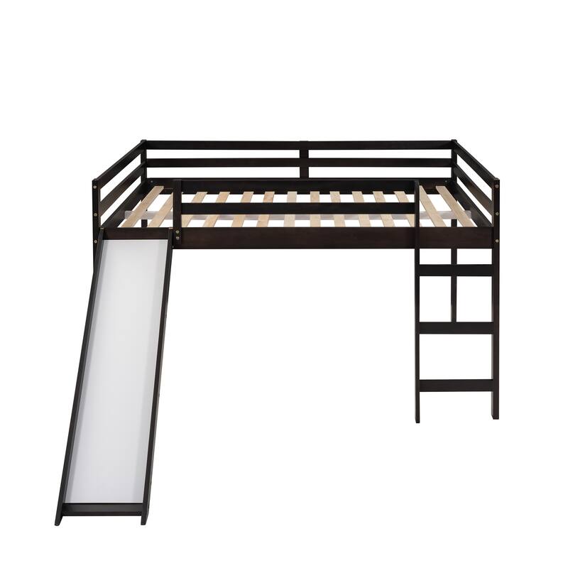 Loft Bed with Slide, Multifunctional Design