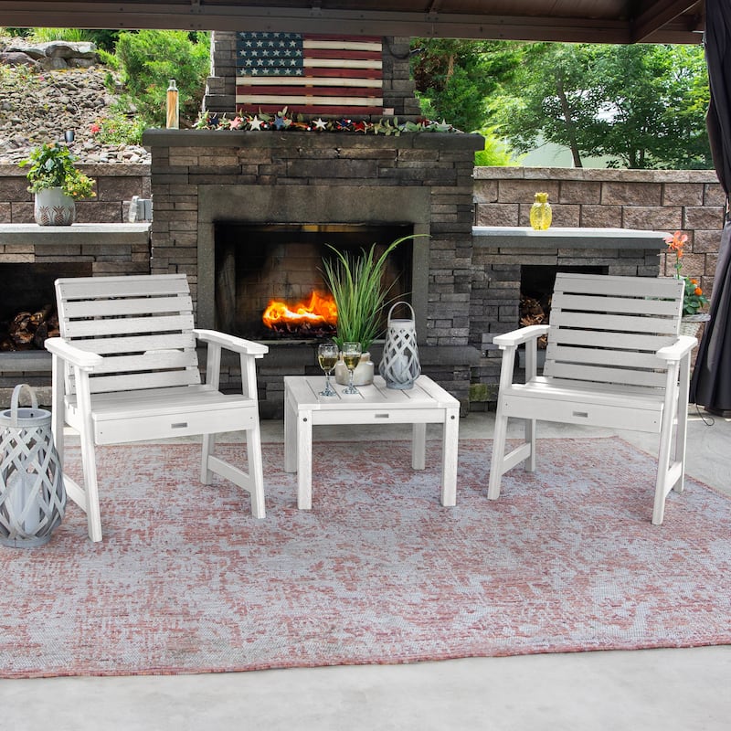 HIGHWOOD Weatherly Garden Chairs Conversation Set