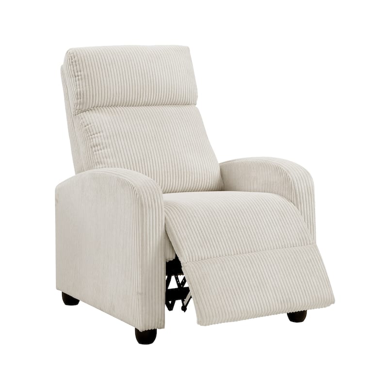 Covelo Corduroy Push Back Reclining Chair