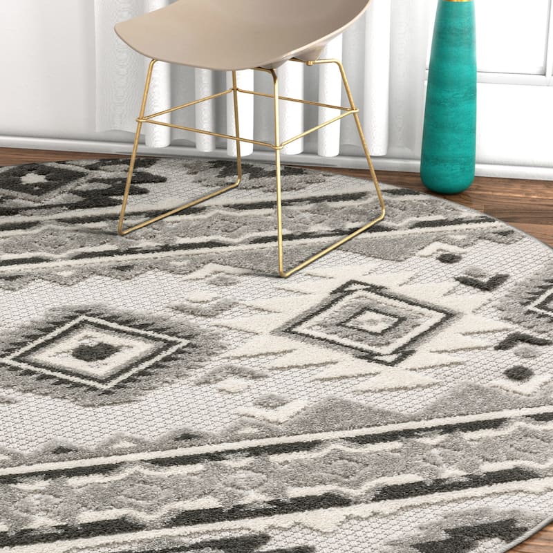 Well Woven Dorado Mamba Indoor Outdoor Southwestern Area Rug