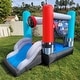 preview thumbnail 5 of 4, Star Wars Bounce House with Slide, Outdoor Inflatable Darth Vader Luke Skywalker Lightsaber Fun Bouncy Castle for Kids Ages 3-8