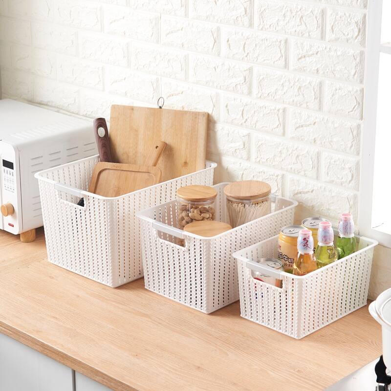 HANAMYA Storage Basket Organizer with Handle | Storage Bin, Set of 6