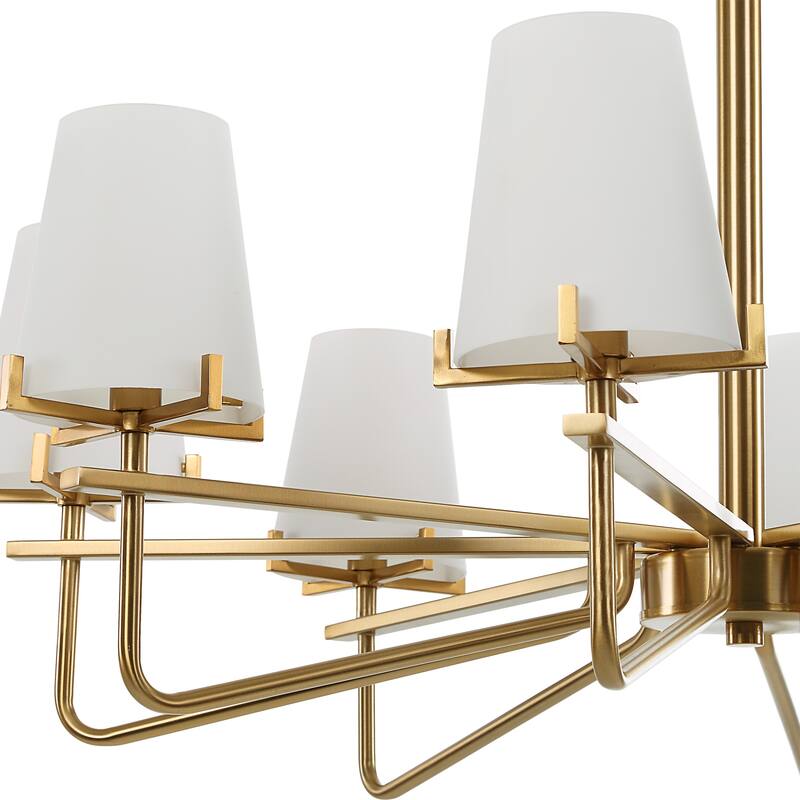 Uttermost 21382 Lassen 8 Light 36" Wide Chandelier