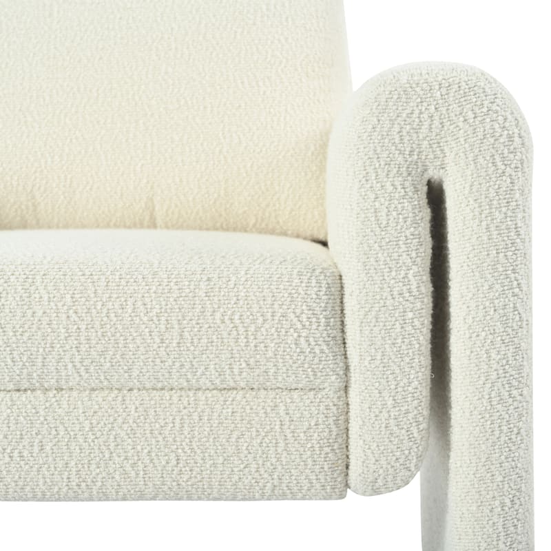 Boucle Upholstered Accent Chair