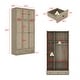 preview thumbnail 64 of 72, Rattan-Accented Wardrobe - Spacious Clothing Organizer with Style