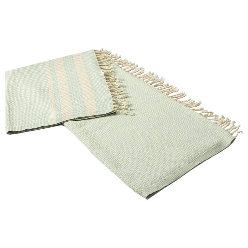 Sevita Striped Premium Turkish Cotton Standard Size Throw Blanket