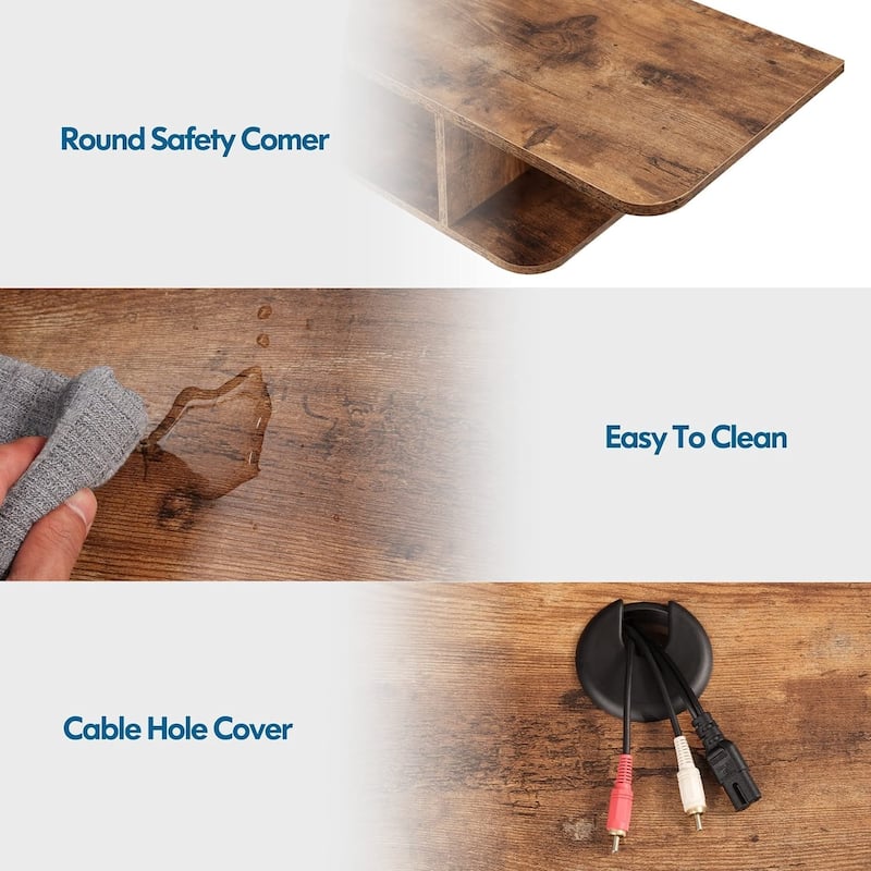 Floating Entertainment Shelf Under TV