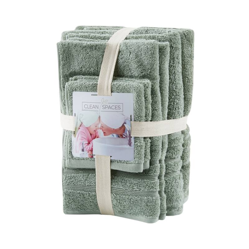 Madison Park Nurture Sustainable Antimicrobial Bath Towel 6 Piece Set