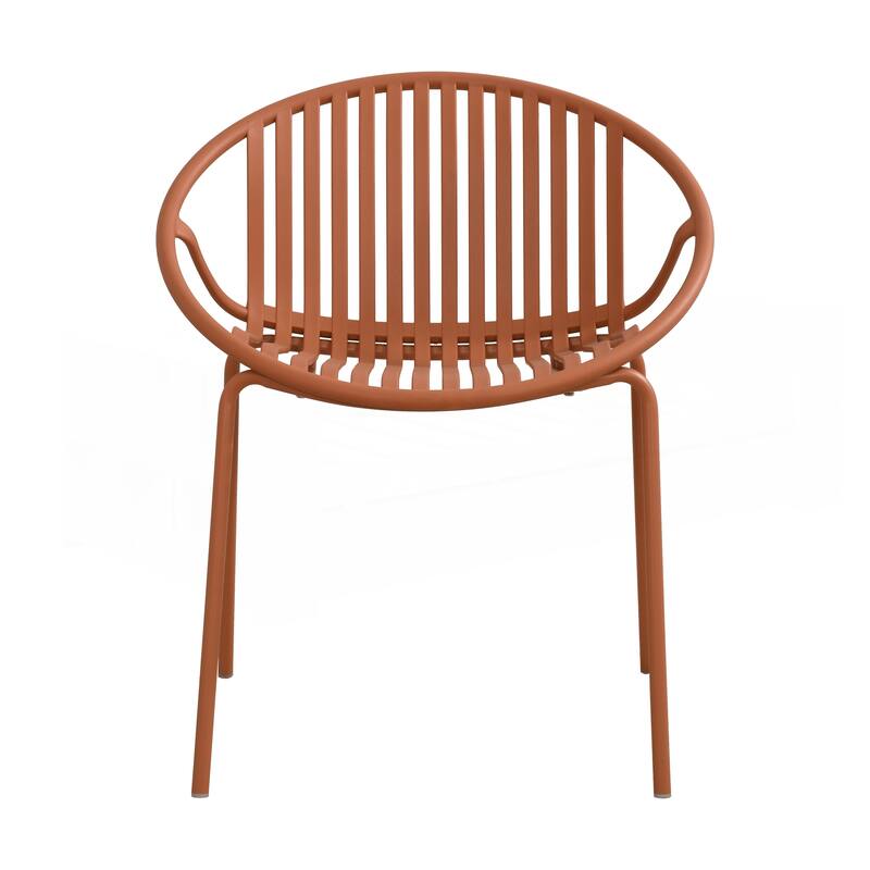 7 Pieces Outdoor Modern Metal and Polypropylene Dining Set