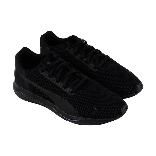 puma black running shoes