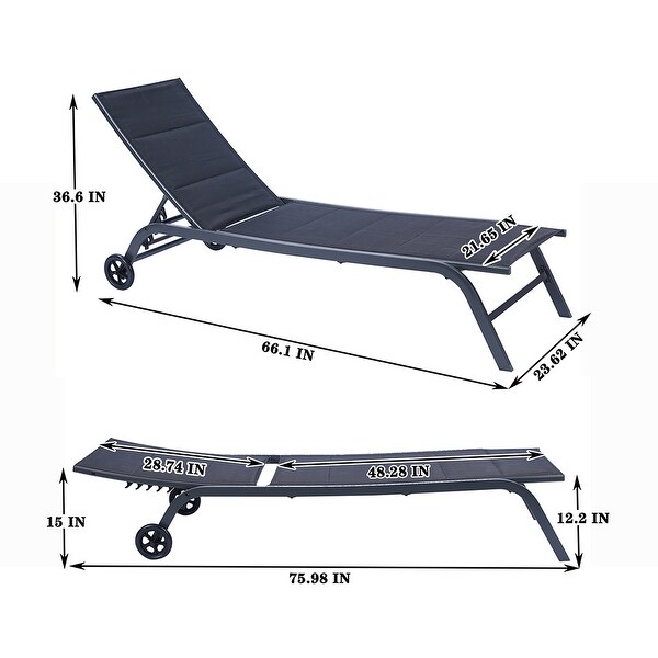 Chaise lounge metal frame deals