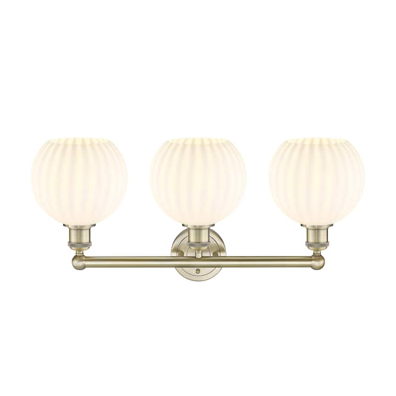 Innovations Lighting 616-3W 12 26 White Venetian Vanity White Venetian