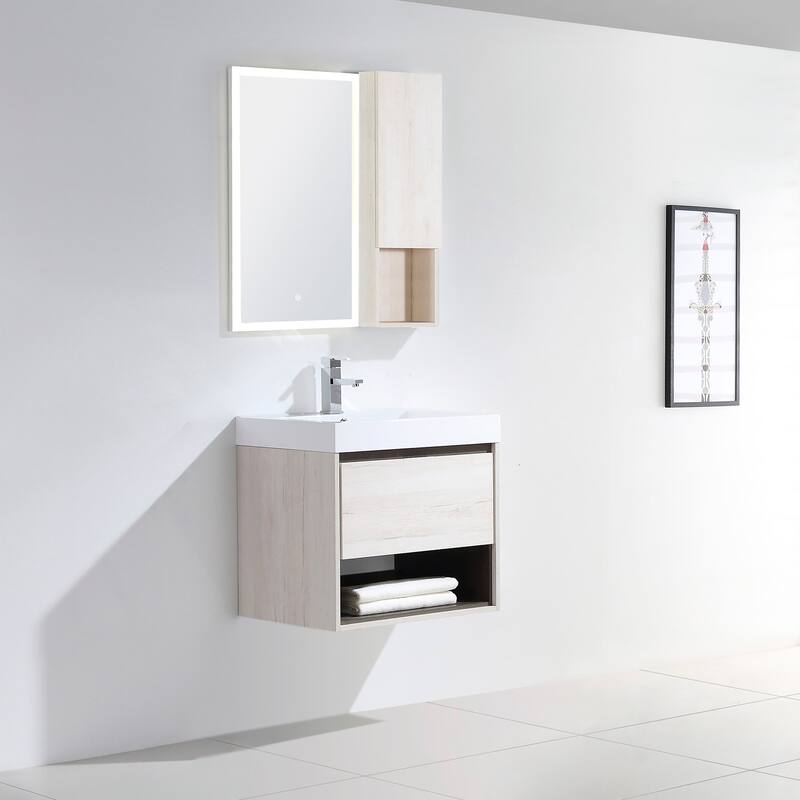 Laila 24" Single Bathroom Vanity Set - Off White