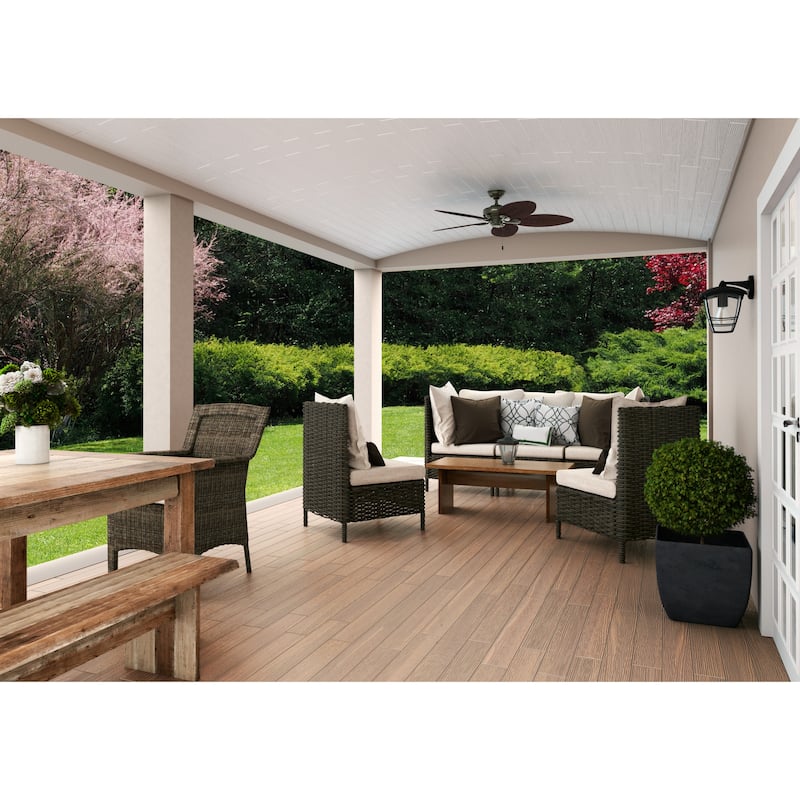 Hunter 54" Bayview Outdoor Ceiling Fan with Pull Chain - Tropical - DAMP RATED!
