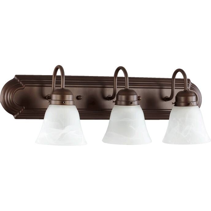 Quorum International 3 Light 24" Wide Bathroom Vanity Light