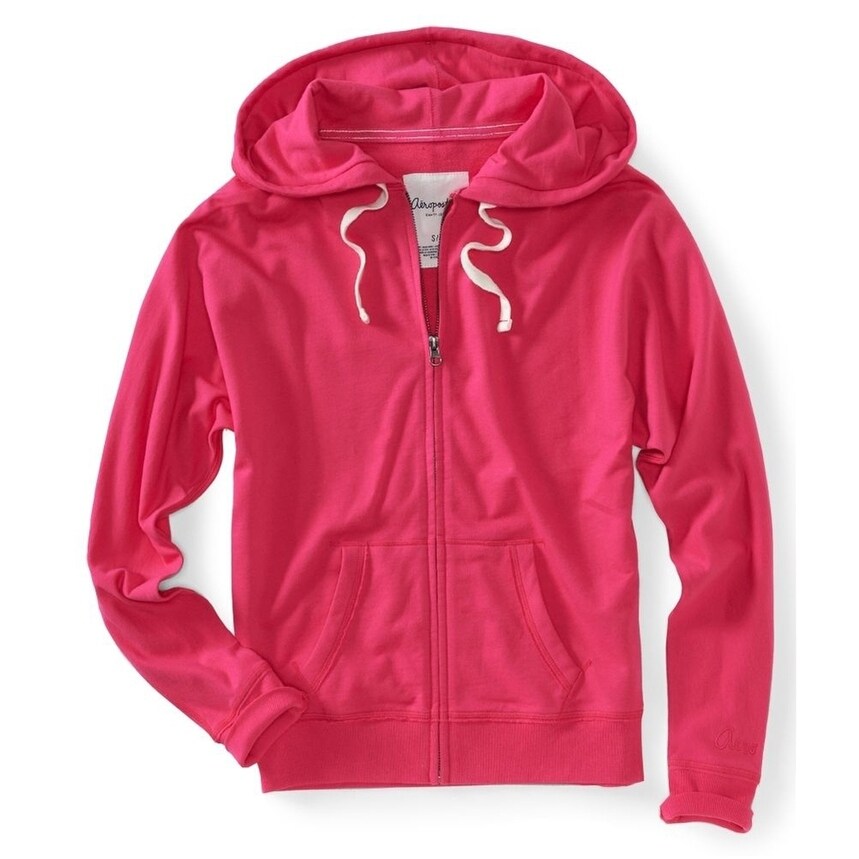 Pink zip up sweatshirt clearance
