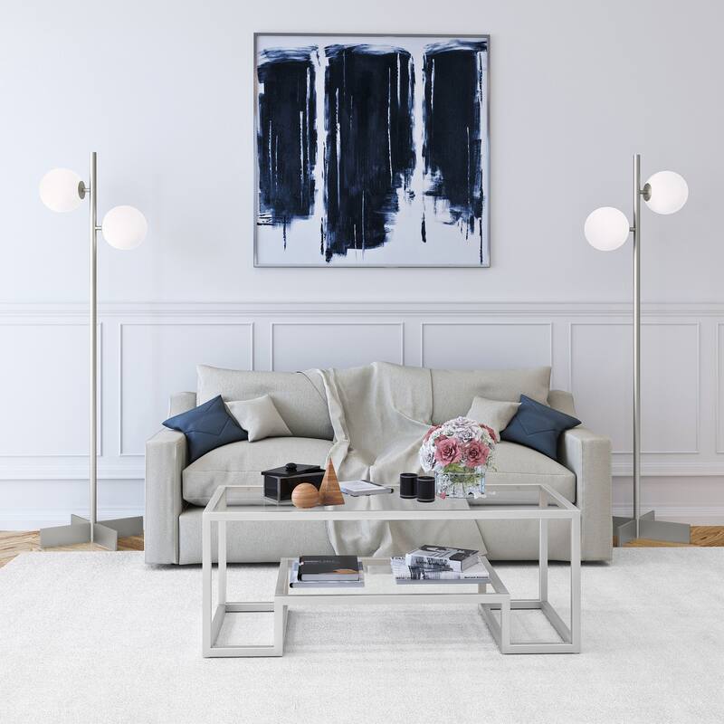 Carson Carrington Saittaniemi 2-light Globe and Stem Floor Lamp