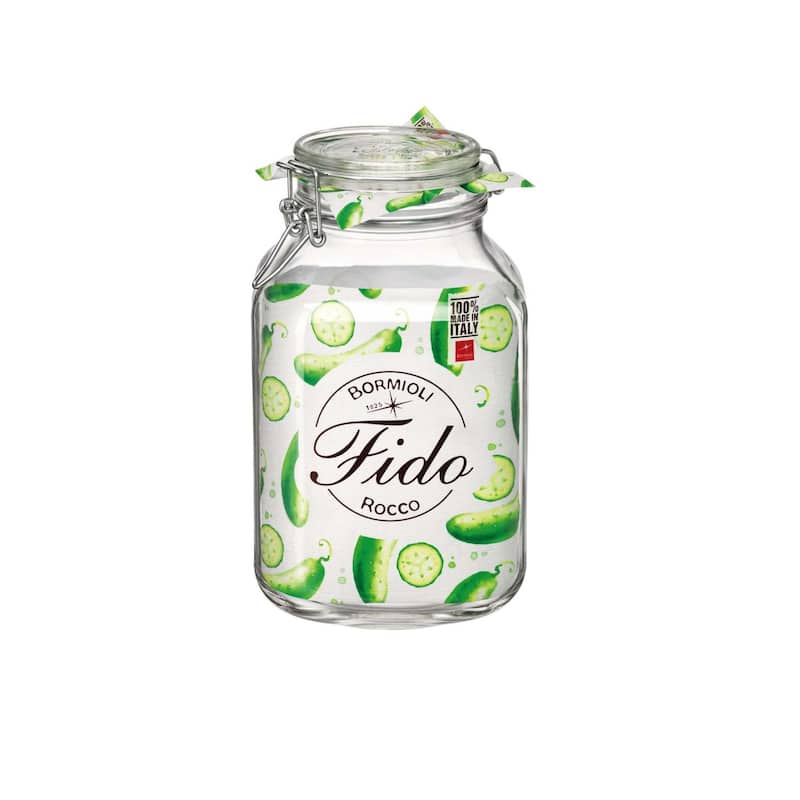 Bormioli Rocco Fido Jar with Airtight Rubber Gasket