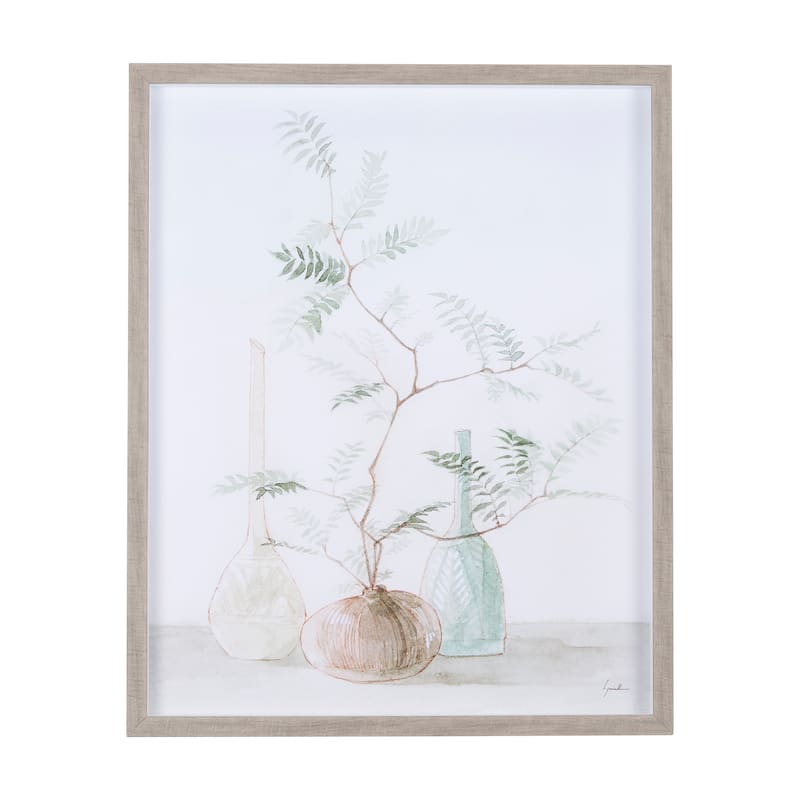 Boho Branches I Framed Art Print