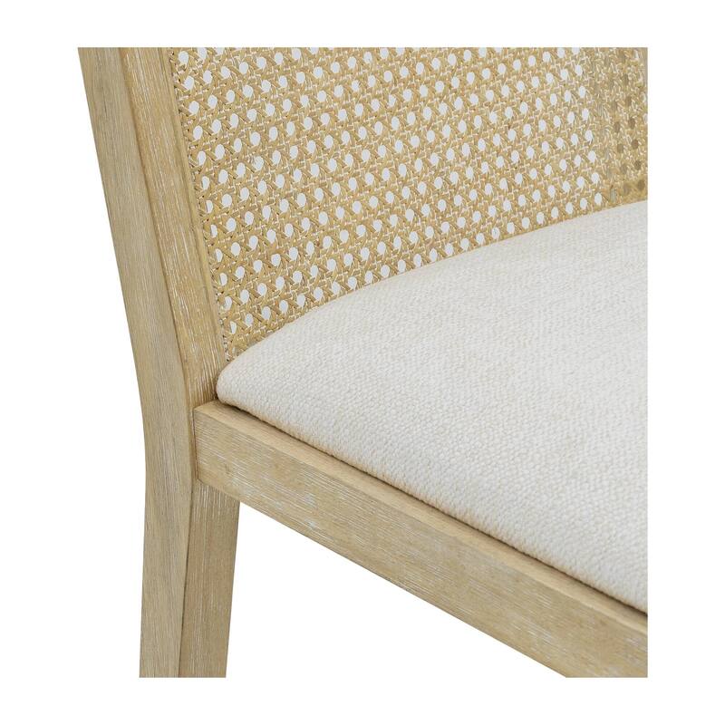 Madison Park Ashe Natural Dining Chair set of 2