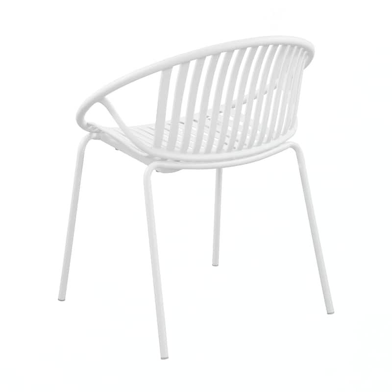 Patio Dining Chairs Stackable Chairs(Set of 2)