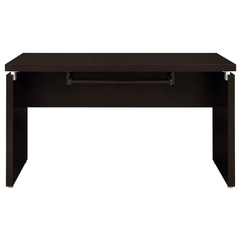 Skylar 2-Piece Home Office Desk Set With File Cabinet Cappuccino