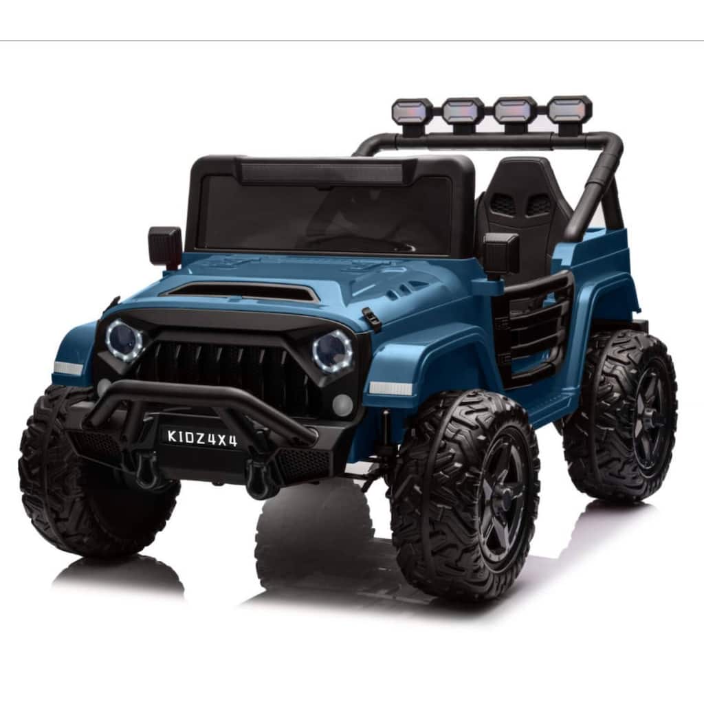 24V 2 Seater Electric Ride on Toys Truck for Kids Best Gift, Lake Blue