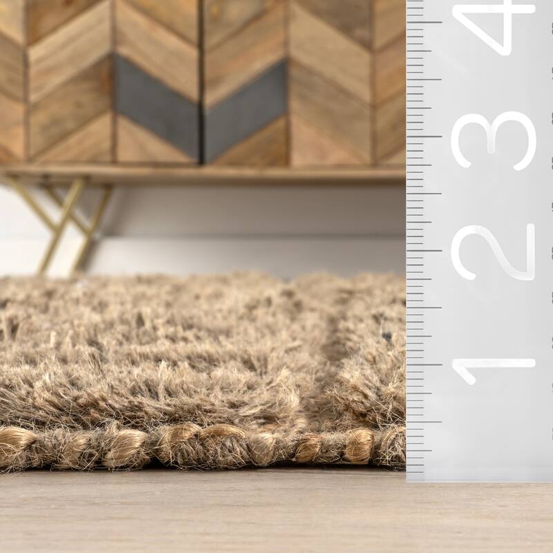 Nuloom Vonda Geometric Jute Area Rug