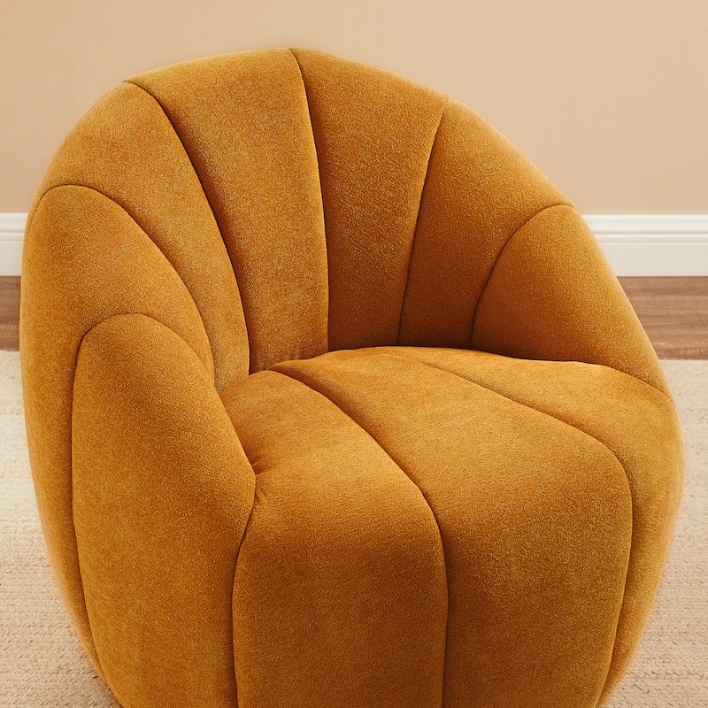 Art Leon Modern Swivel Barrel Chair
