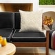 preview thumbnail 51 of 54, Sorra Home Sunbrella Pendleton Outdoor Knife Edge Pillow Single 22 in H x 22 in W x 6 in D - Diamond River Sand