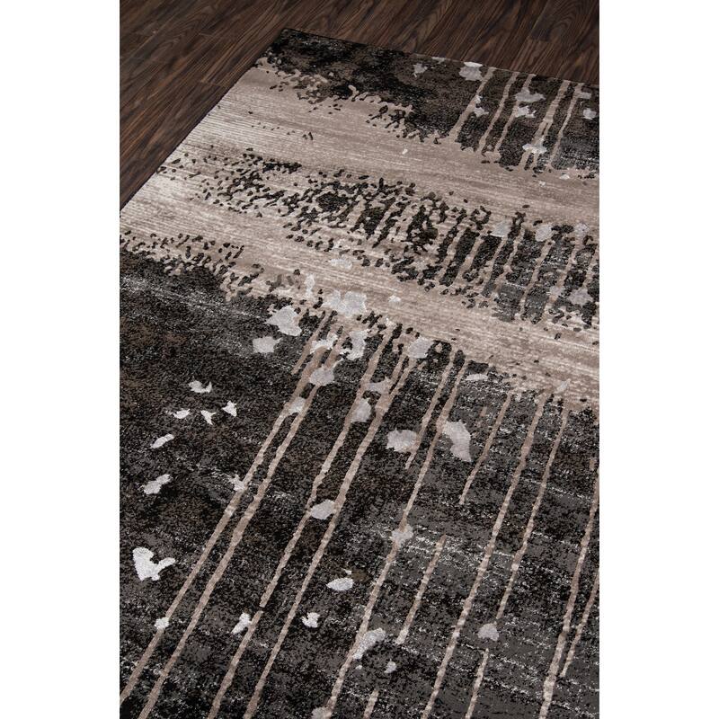 Momeni Monterey Polyester Blend Contemporary Abstract Area Rug