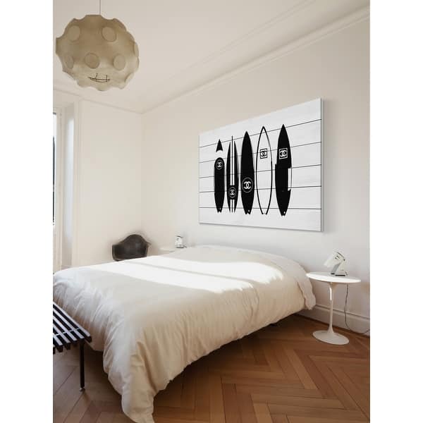 Marmont Hill MH-DNTEL-18-WW-60 40 x 60 Chanel Surfboards Gicl?e Art  Print on Wood by Dantell - 40 x 60 - Bed Bath & Beyond - 18831546